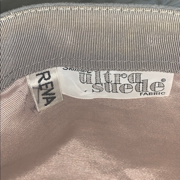 Vintage suede handbag - Picture 4 of 4